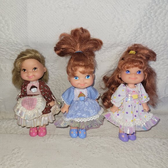 Cherry Merry Muffin 3 Dolls Lot, Vintage 80s - Picture 1 of 17